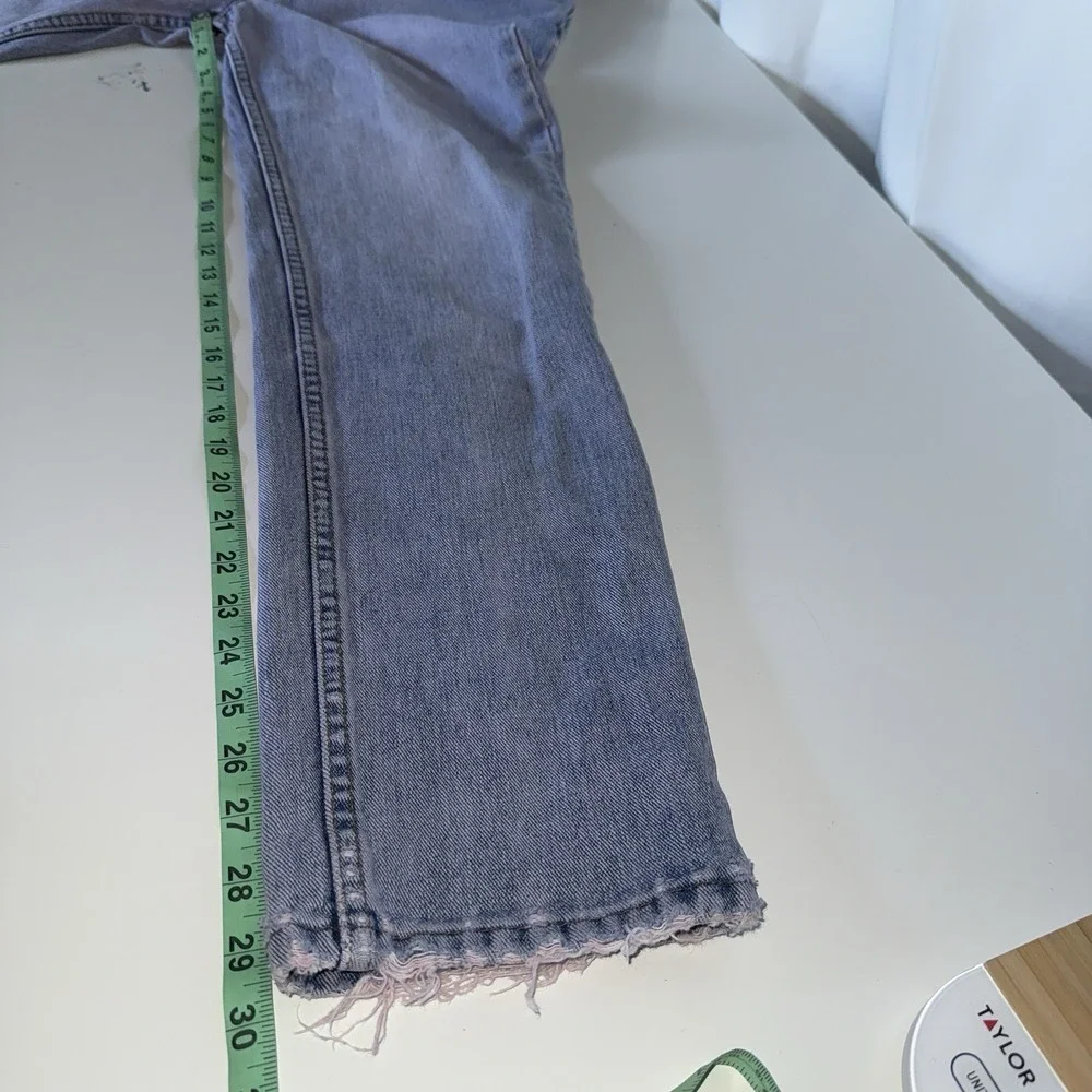 VTG Levis SilverTab Jeans Women 9/10 LightWash Straight USA 90s 26x29 Distressed - Picture 12 of 16